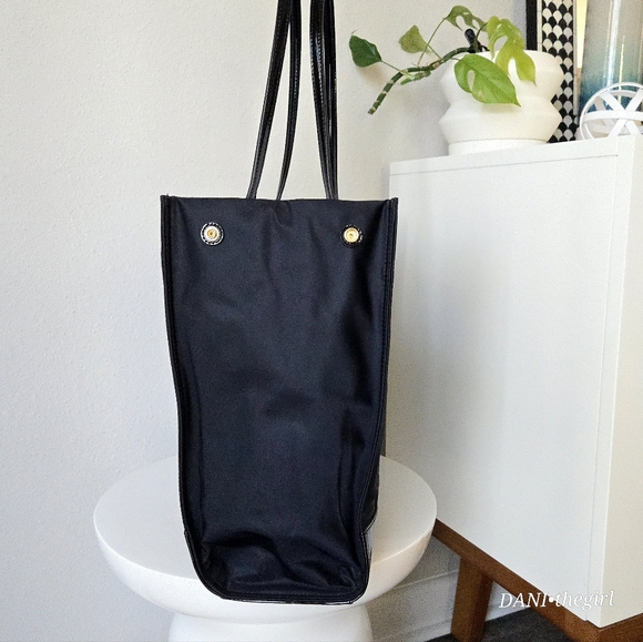 Tory Burch | Ella Patent Tote Large Black - Picture 5 of 16